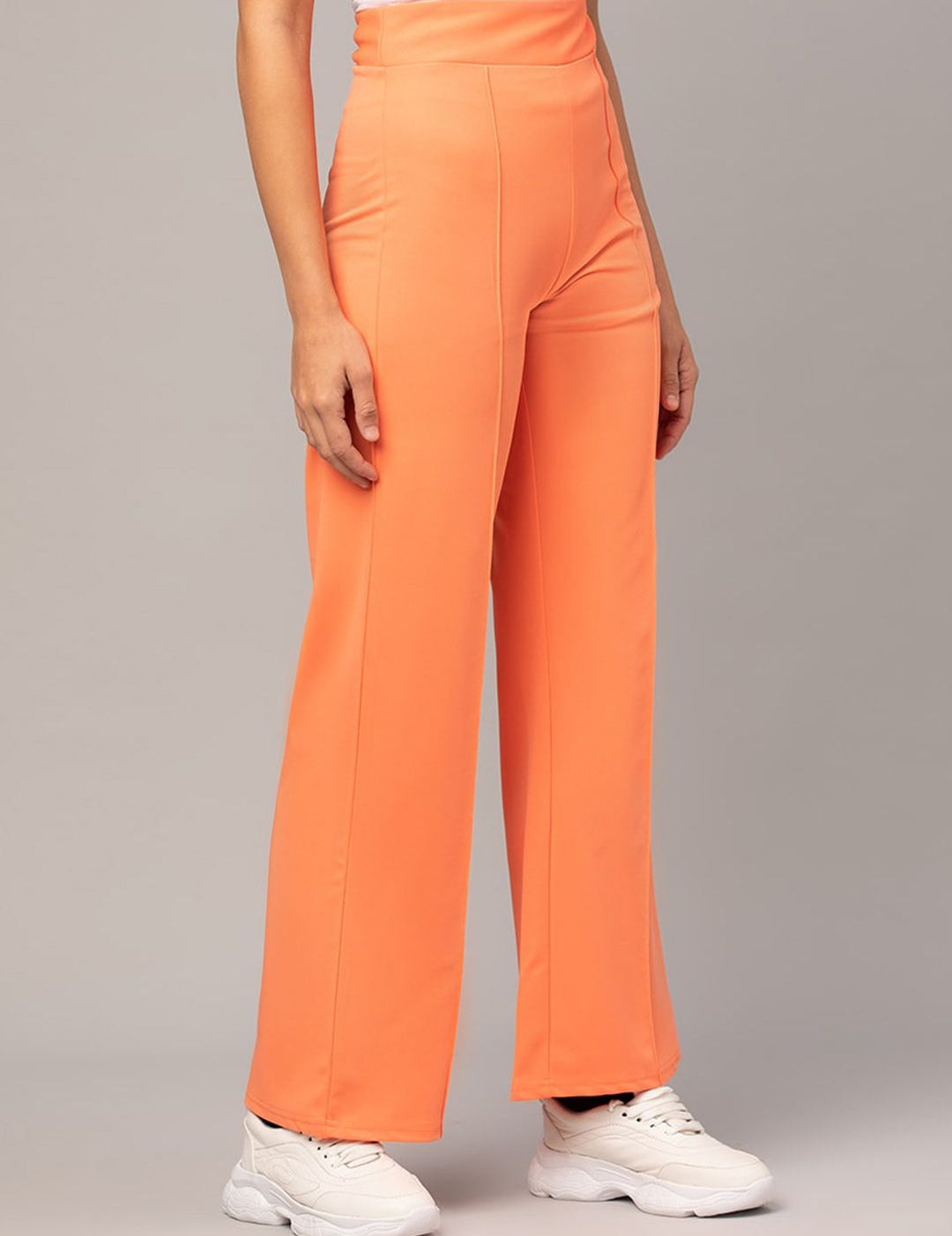 Kotty Women Pack Of 2 Relaxed Straight Leg Easy Wash Straight Fit Parallel Trousers