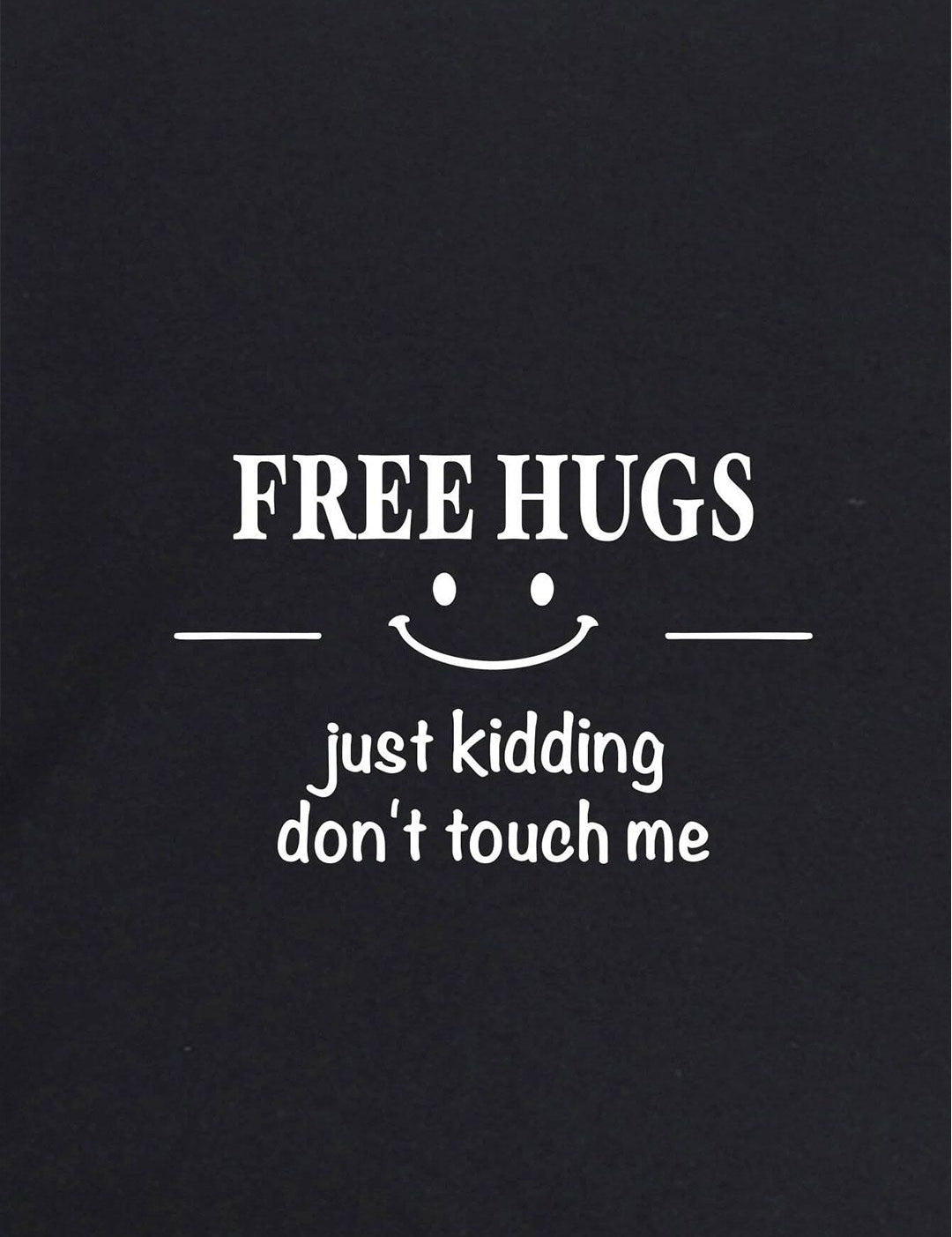 Kotty Typography Printed Round Neck Fleece Pullover Sweatshirt