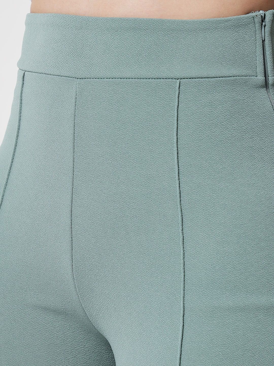 Kotty Women Pack Of 2 Relaxed Straight Leg High-Rise Easy Wash Parallel Trousers