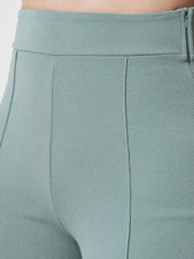 Kotty Women Pack Of 2 Relaxed Straight Leg High-Rise Easy Wash Parallel Trousers