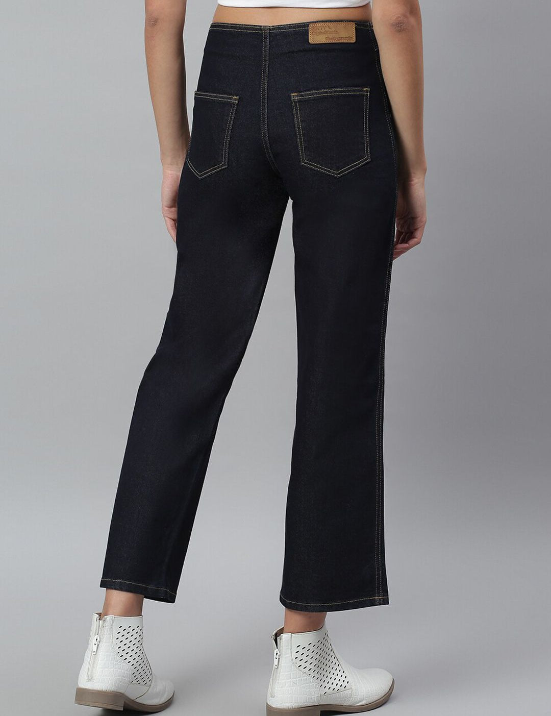 Kotty Women Blue Flared High-Rise Stretchable Jeans