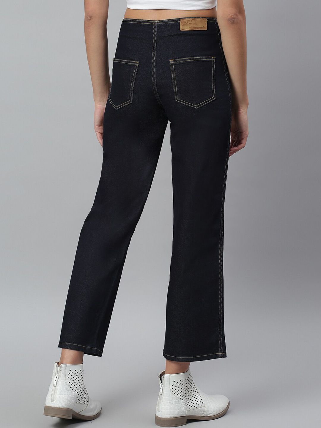 Kotty Women Blue Flared High-Rise Stretchable Jeans