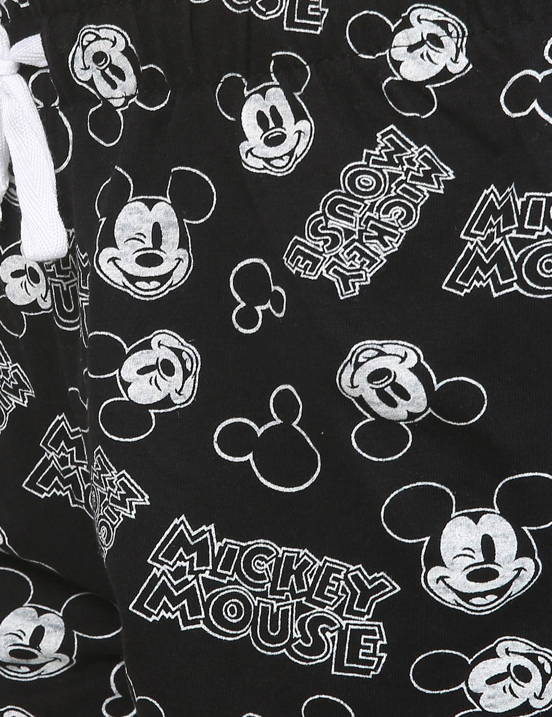 Kotty Women Black & White Printed Lounge Shorts