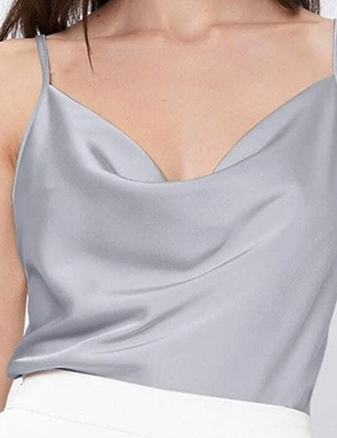 Kotty Cowl Neck Satin Top