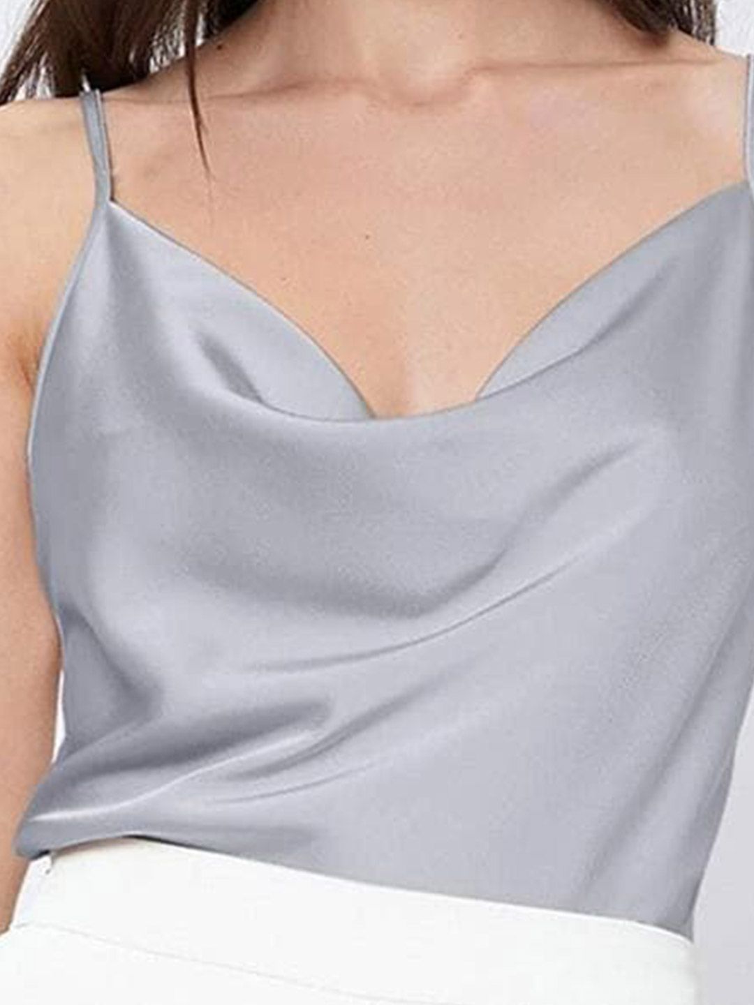 Kotty Cowl Neck Satin Top