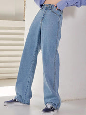 KOTTY Basics Women Jean Straight Fit High-Rise Stretchable Jeans