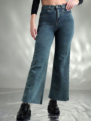 Kotty Women Jean Flared High-Rise Stretchable Jeans