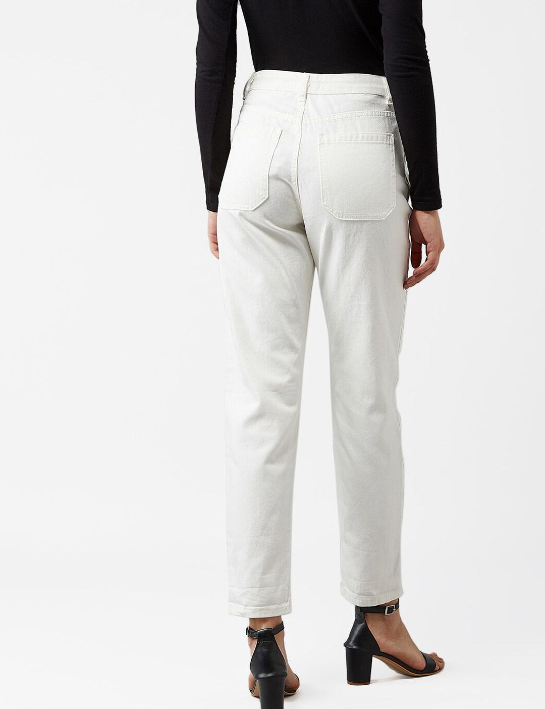 Kotty Women White Skinny Fit Jeans