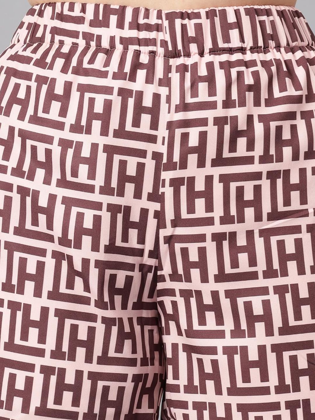 Kotty Pink Printed Shirt With Shorts