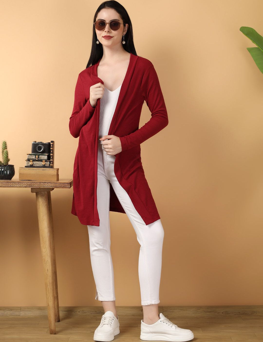 Kotty Women Striped Shrug