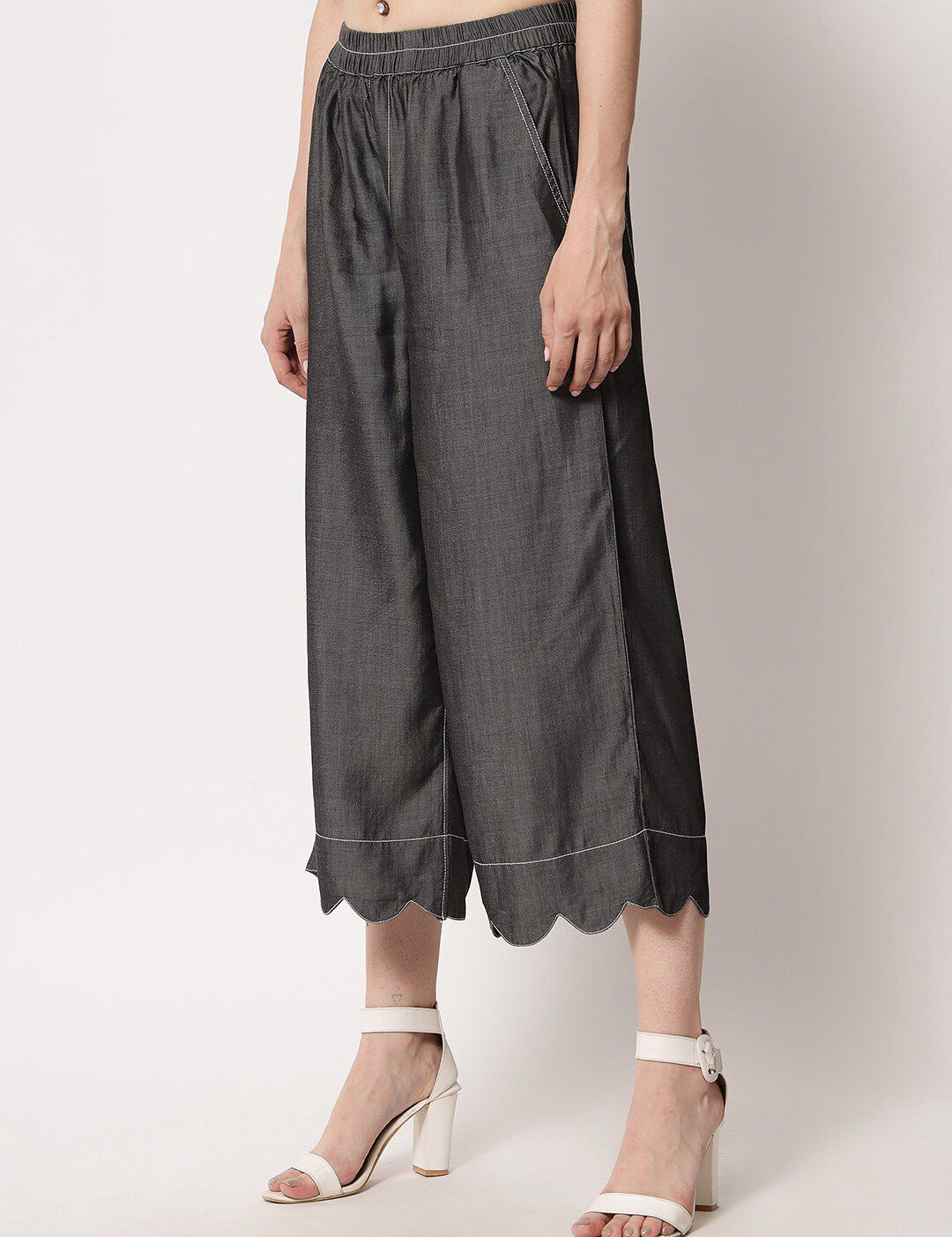 Kotty Women Relaxed Loose Fit Easy Wash Culottes 