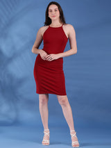 Kotty Women Shoulder Strap Bodycon Mini Dress