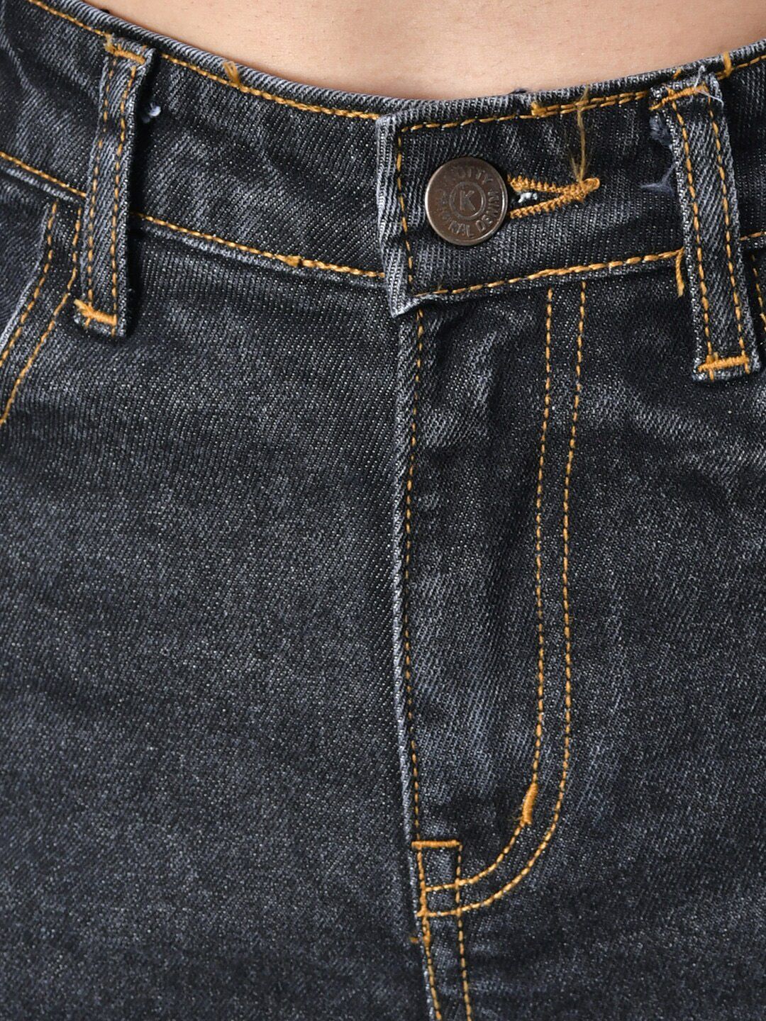 Kotty Women Black Flared Fit Jeans