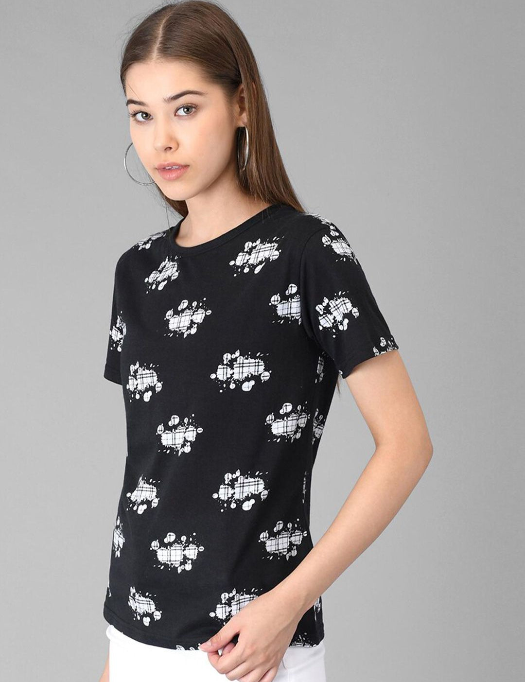 Kotty Conversational Printed Cotton T-shirt