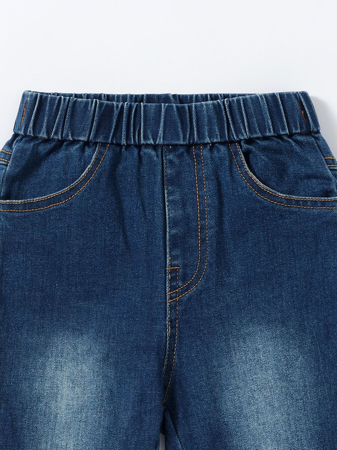 Kotty Girls Blue Jean Heavy Fade Jeans