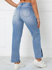 Kotty Women Light Blue Jean High Rise Light Fade Stretchable Jeans