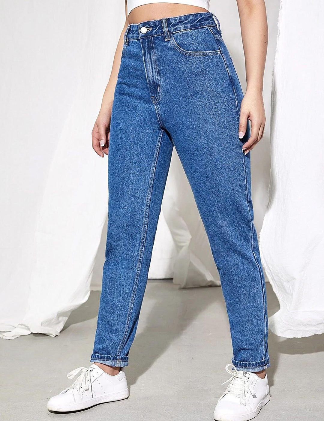 Kotty Women Jean High-Rise Heavy Fade Stretchable Jeans