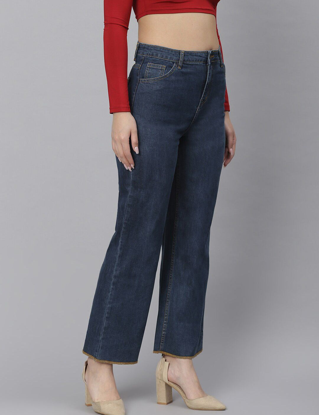 Kotty Women Blue Flared Jeans