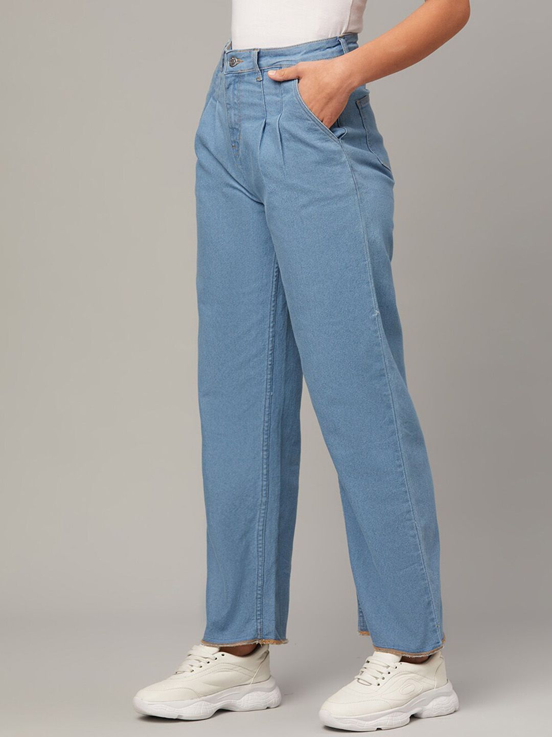 Kotty Women Jean Straight Fit High-Rise Jeans