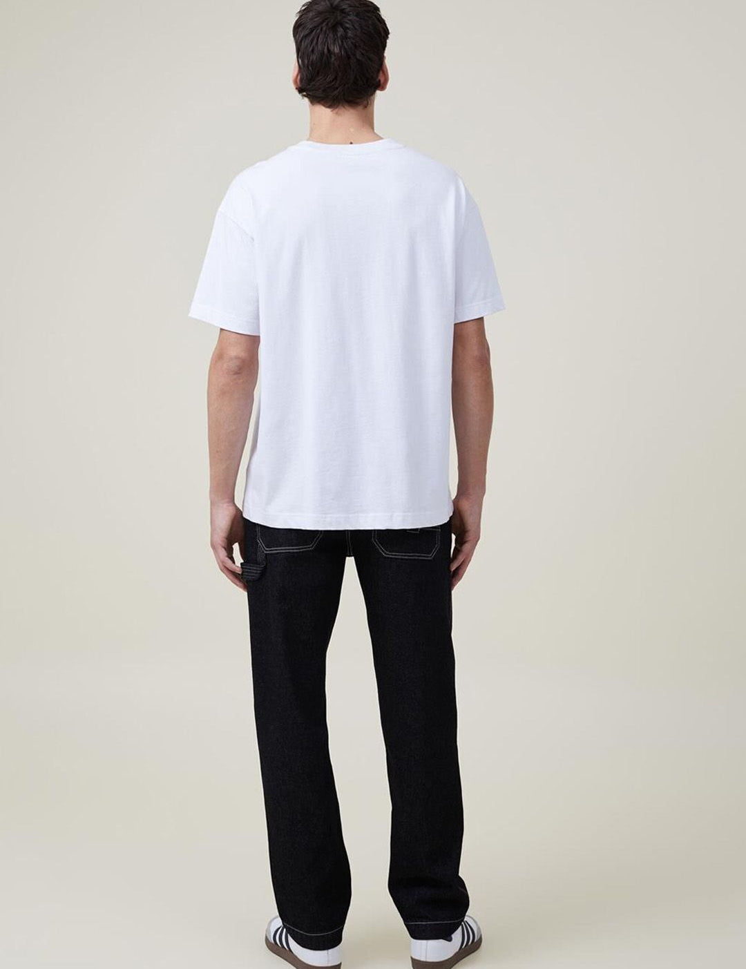 Kotty Men Jean Regular Fit Low-Rise Clean Look Stretchable Cotton Jeans