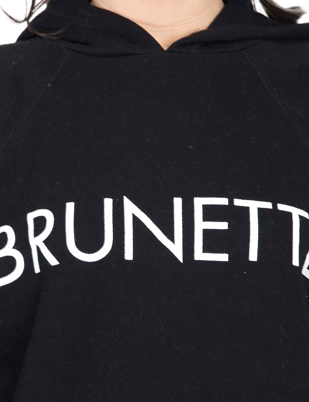 Kotty Women Black Printed Hooded Sweatshirt