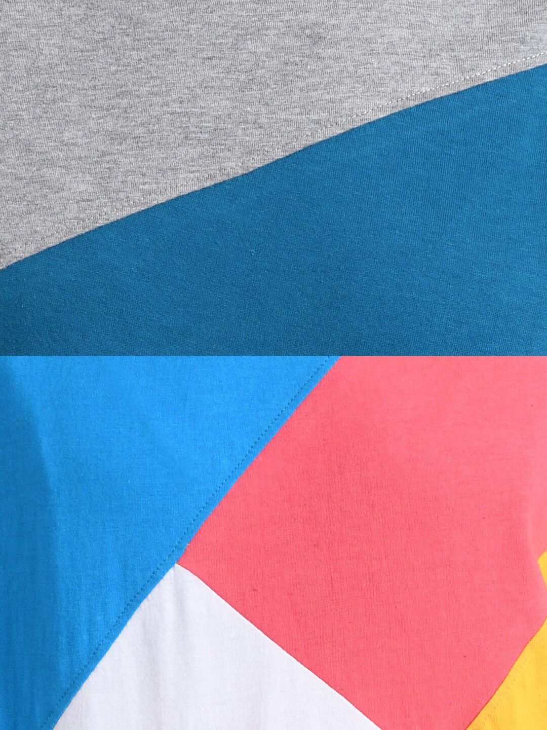 Kotty Women Pack of 2 Multicoloured Colourblocked Round Neck T-shirts