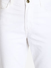 Kotty Women White Skinny Fit High-Rise Clean Look Stretchable Jeans