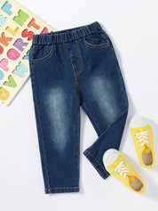 Kotty Girls Blue Jean Heavy Fade Jeans