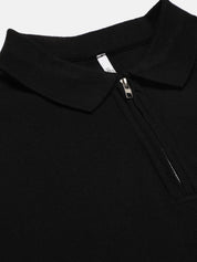 Kotty Men Solid Polo Collar T-shirt