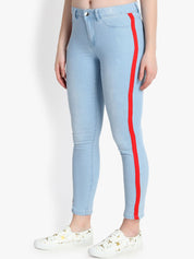Kotty Women Blue Skinny Fit High-Rise Clean Look Stretchable Jeans