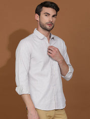 Kotty White New Spread Collar Casual Shirt