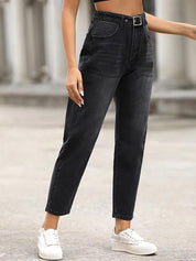 Kotty Women Jean Regular Fit High-Rise Light Fade Cotton Lycra Blend Jeans