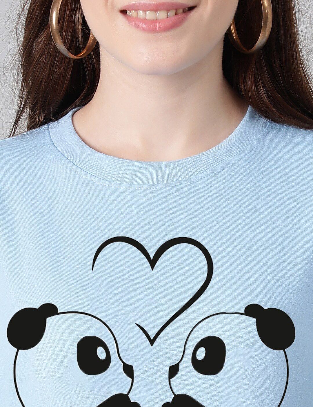 Kotty Graphic Printed Round Neck Drop-Shoulder Sleeves Oversized Fit Cotton T-Shirt