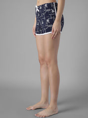 Kotty Women Conversational Printed Regular Fit Low-Rise Hot Pants Shorts