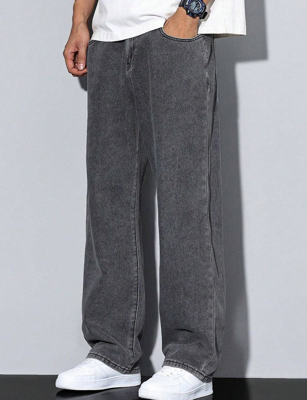 Kotty Men Regular Fit Low-Rise Stretchable Jeans