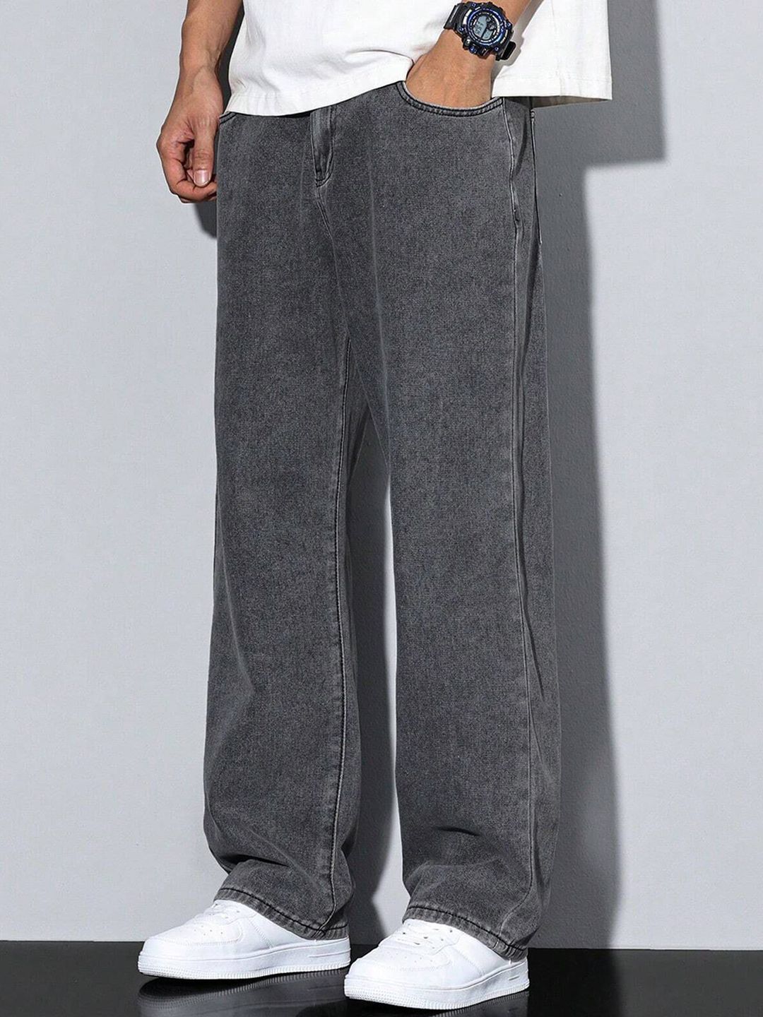 Kotty Men Regular Fit Low-Rise Stretchable Jeans