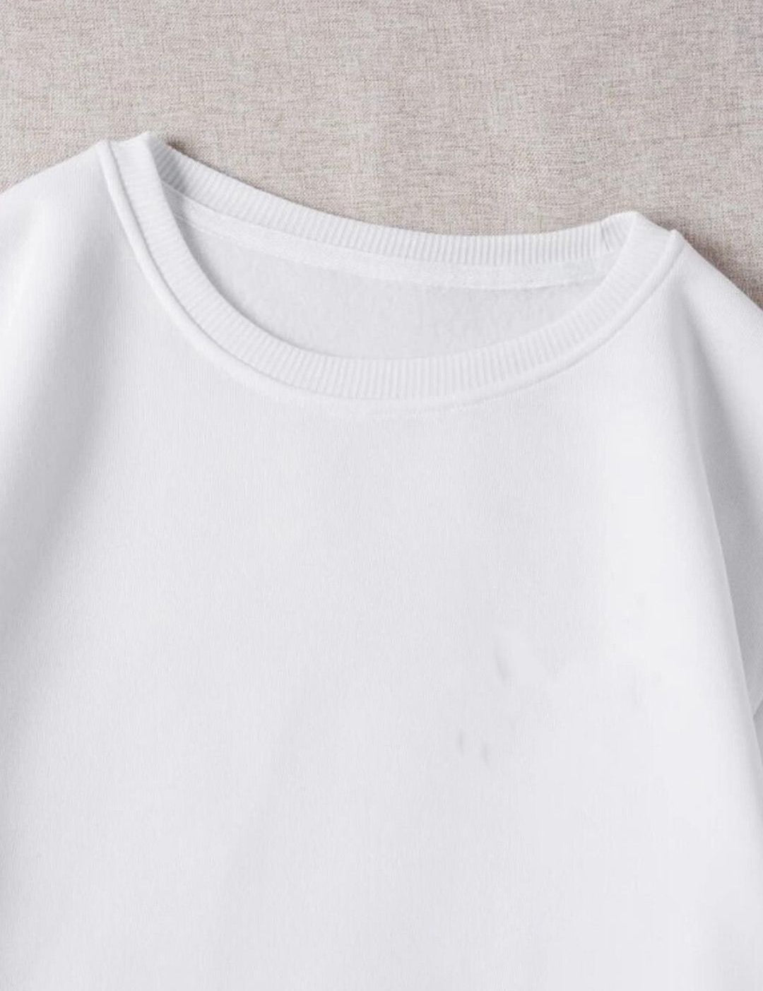 Kotty Round Neck Fleece Pullover Sweatshirt