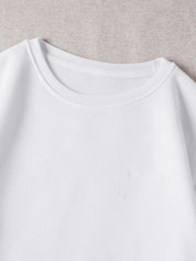 Kotty Round Neck Fleece Pullover Sweatshirt