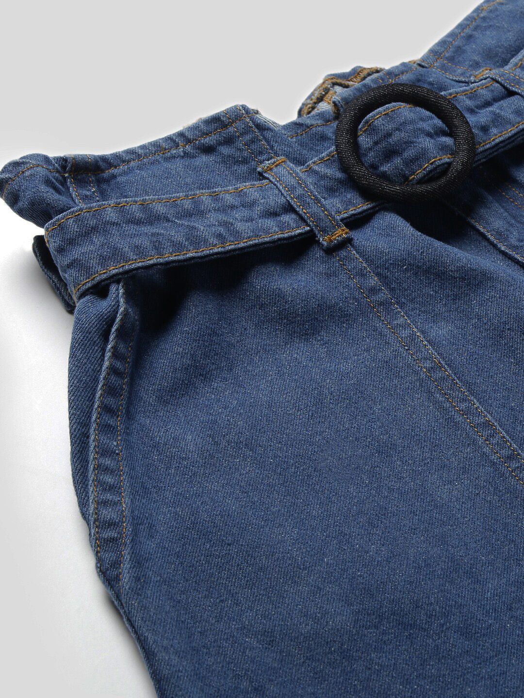 Kotty Women Blue Flared High-Rise Clean Look Stretchable Jeans