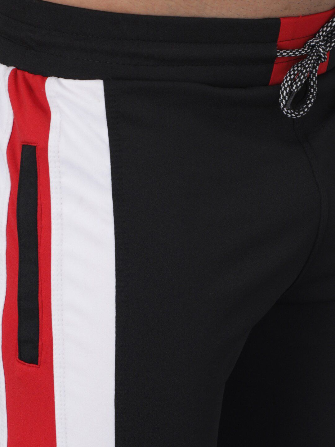 Kotty Men Black Solid Straight Fit Track Pants