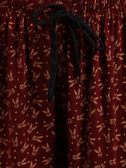 Kotty Women Maroon Printed Lounge Pants