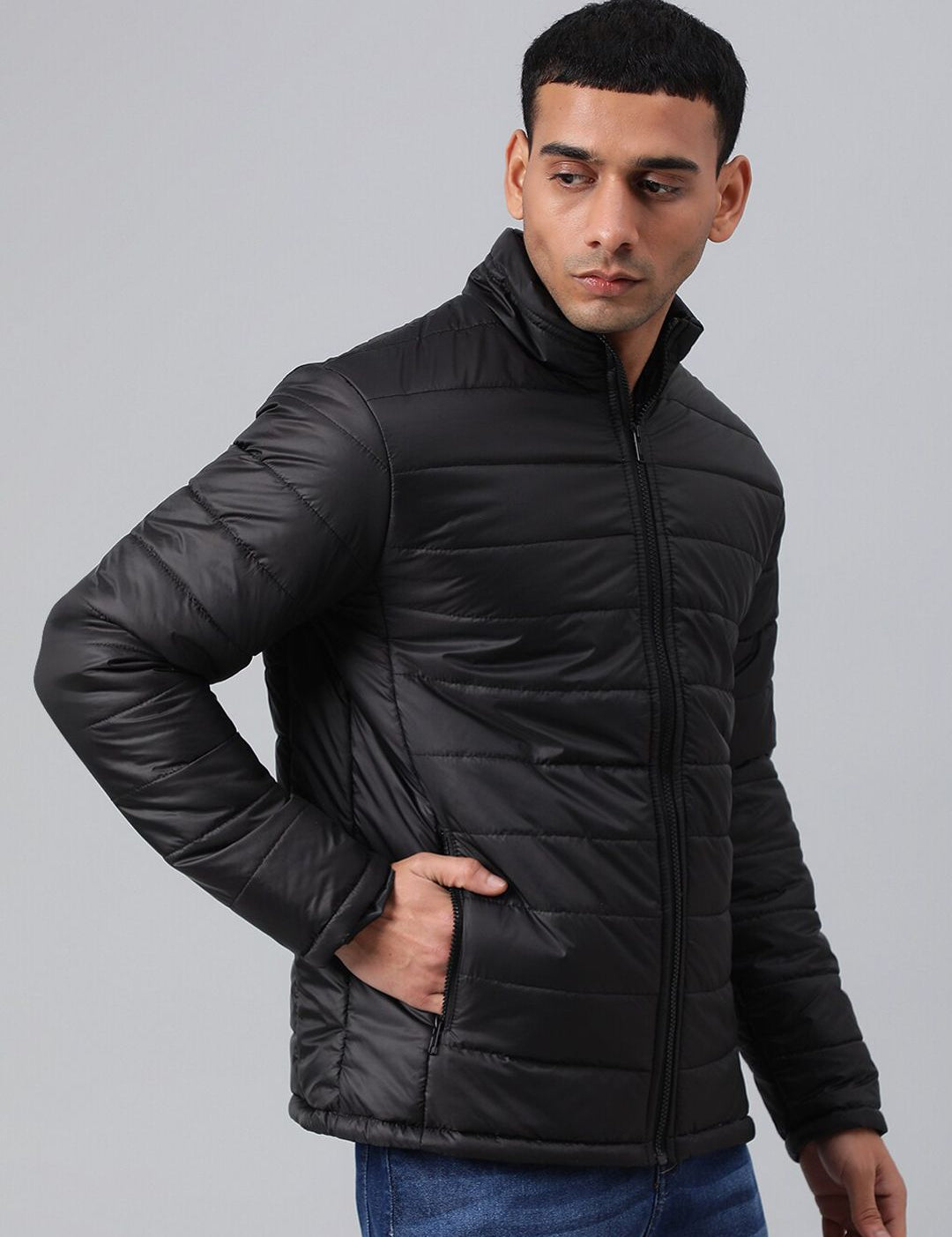 Kotty Men Mock Collar Puffer Jacket