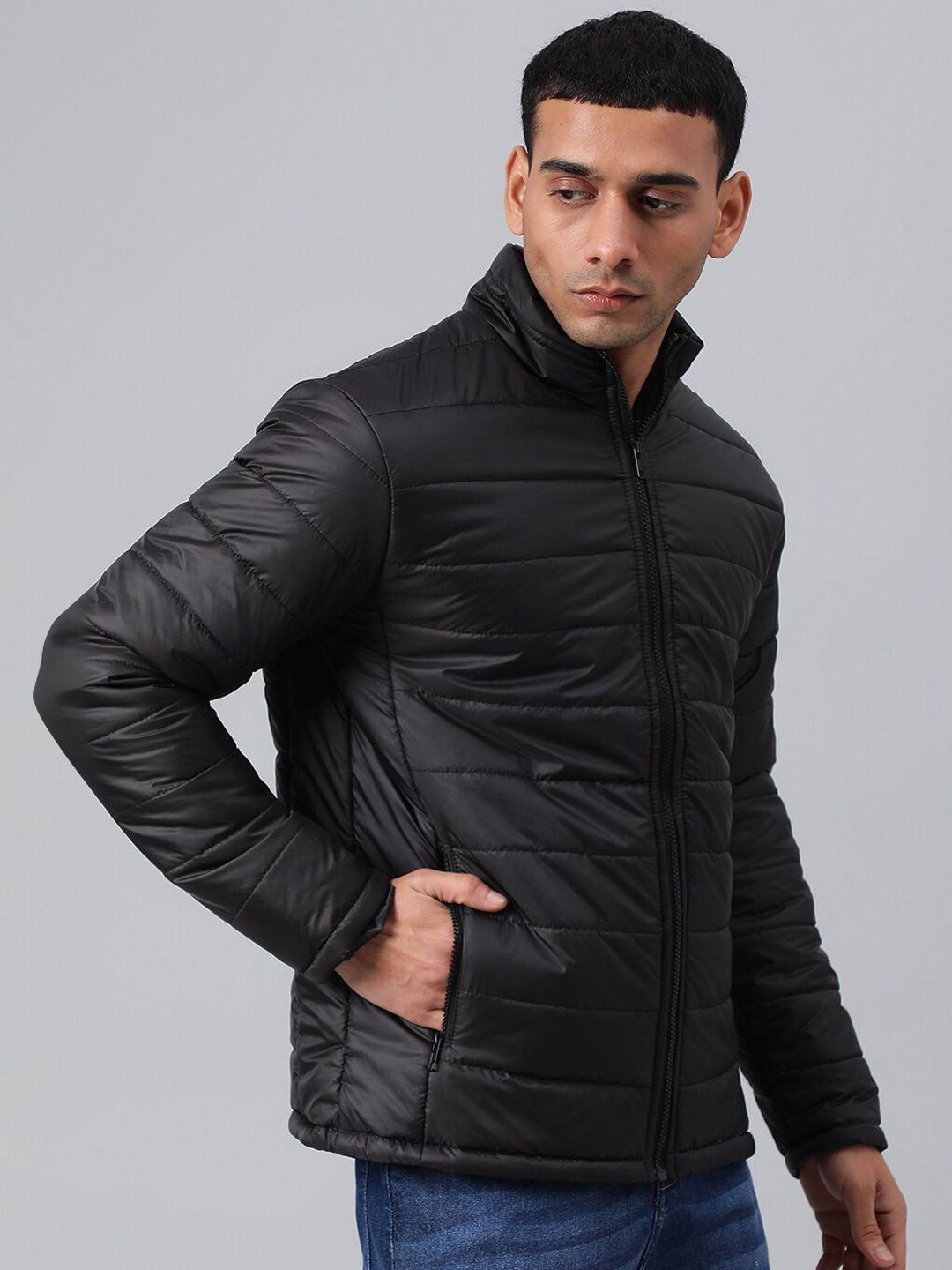 Kotty Men Mock Collar Puffer Jacket