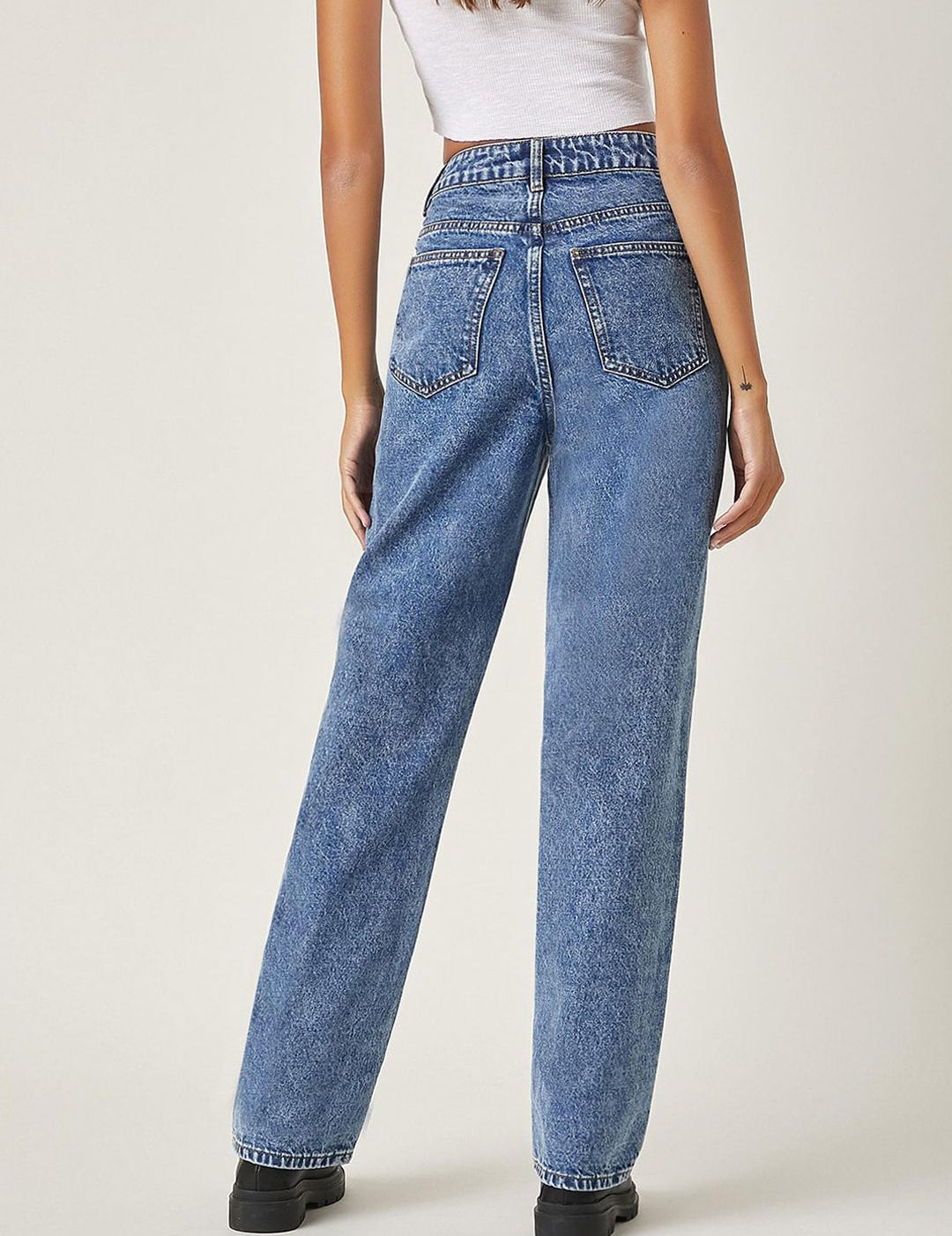 Kotty Women Pack of 2 Straight Fit High-Rise Stretchable Jeans