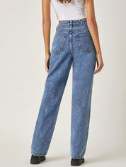 Kotty Women Pack of 2 Straight Fit High-Rise Stretchable Jeans