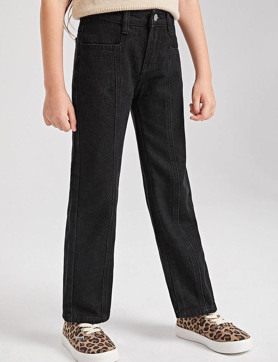 Kotty Girls Jean Mid-Rise Clean Look Stretchable Jeans