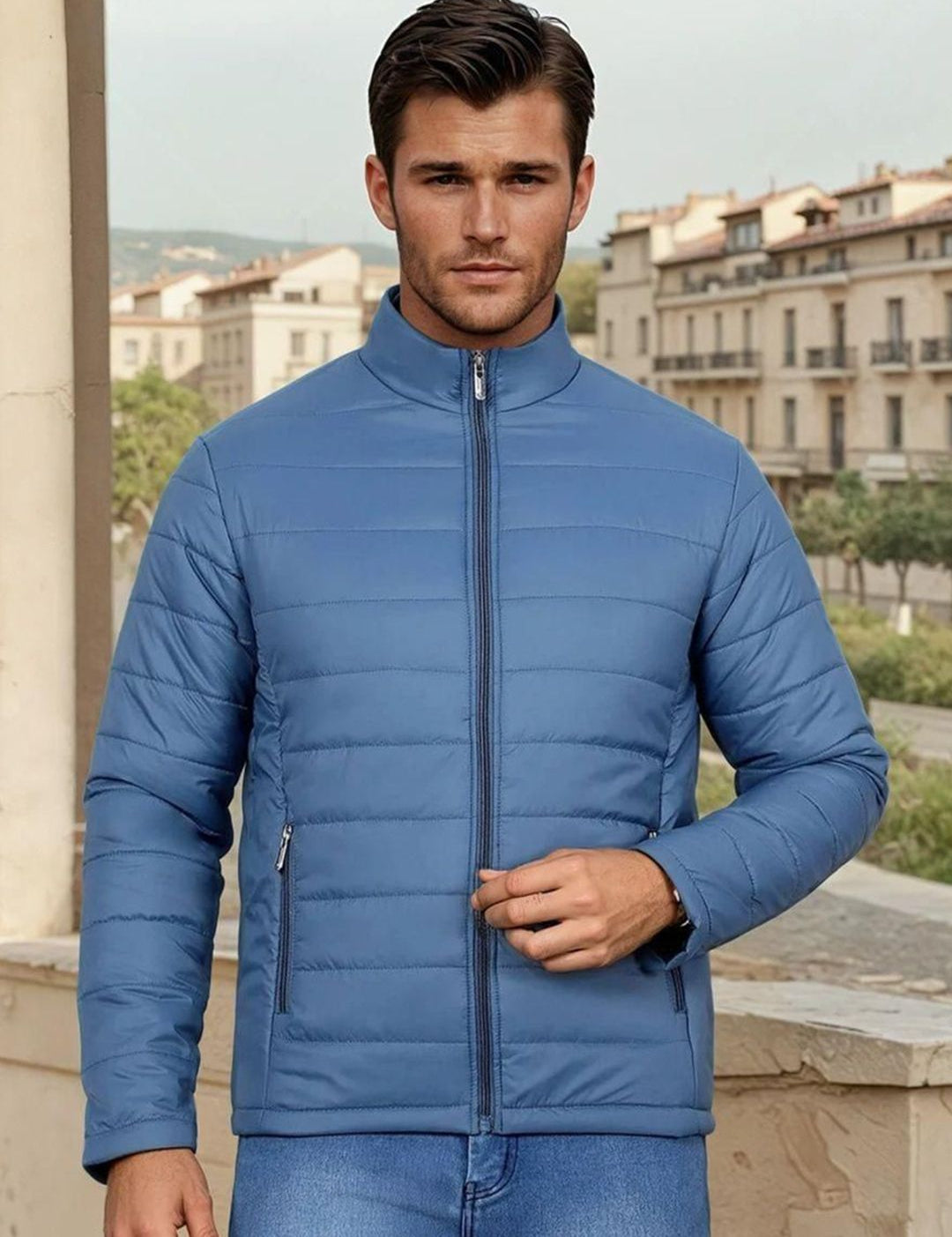 Kotty Men Mock Collar Puffer Jacket