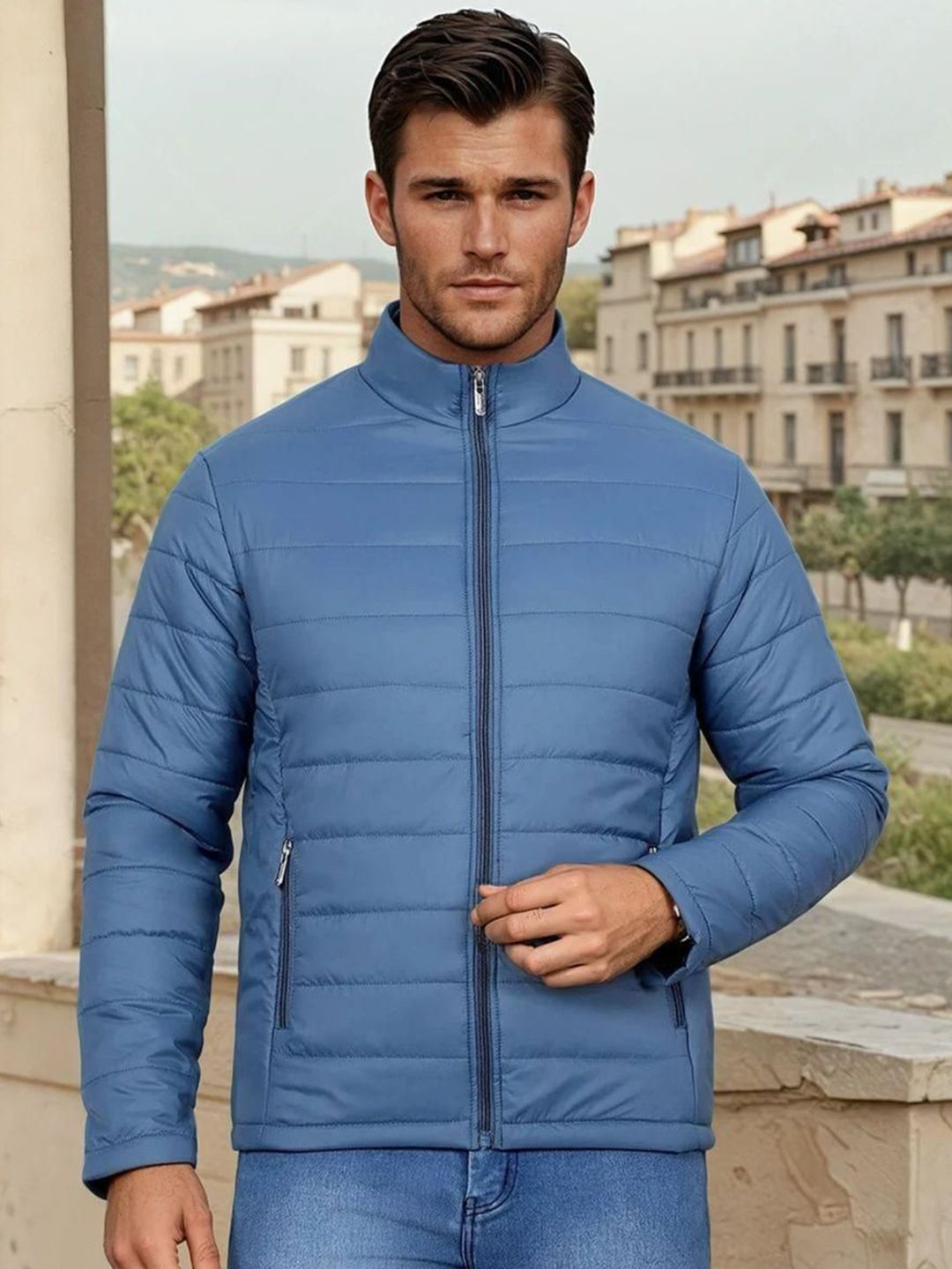 Kotty Men Mock Collar Puffer Jacket