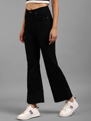 Kotty Women Mid-Rise Stretchable Flared Jeans 