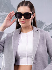 Kotty Women Notched Lapel Cotton Single-Breasted Overcoat